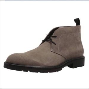 Calvin Klein Ulyanov gray suede lace up chukka boots Size 10.5